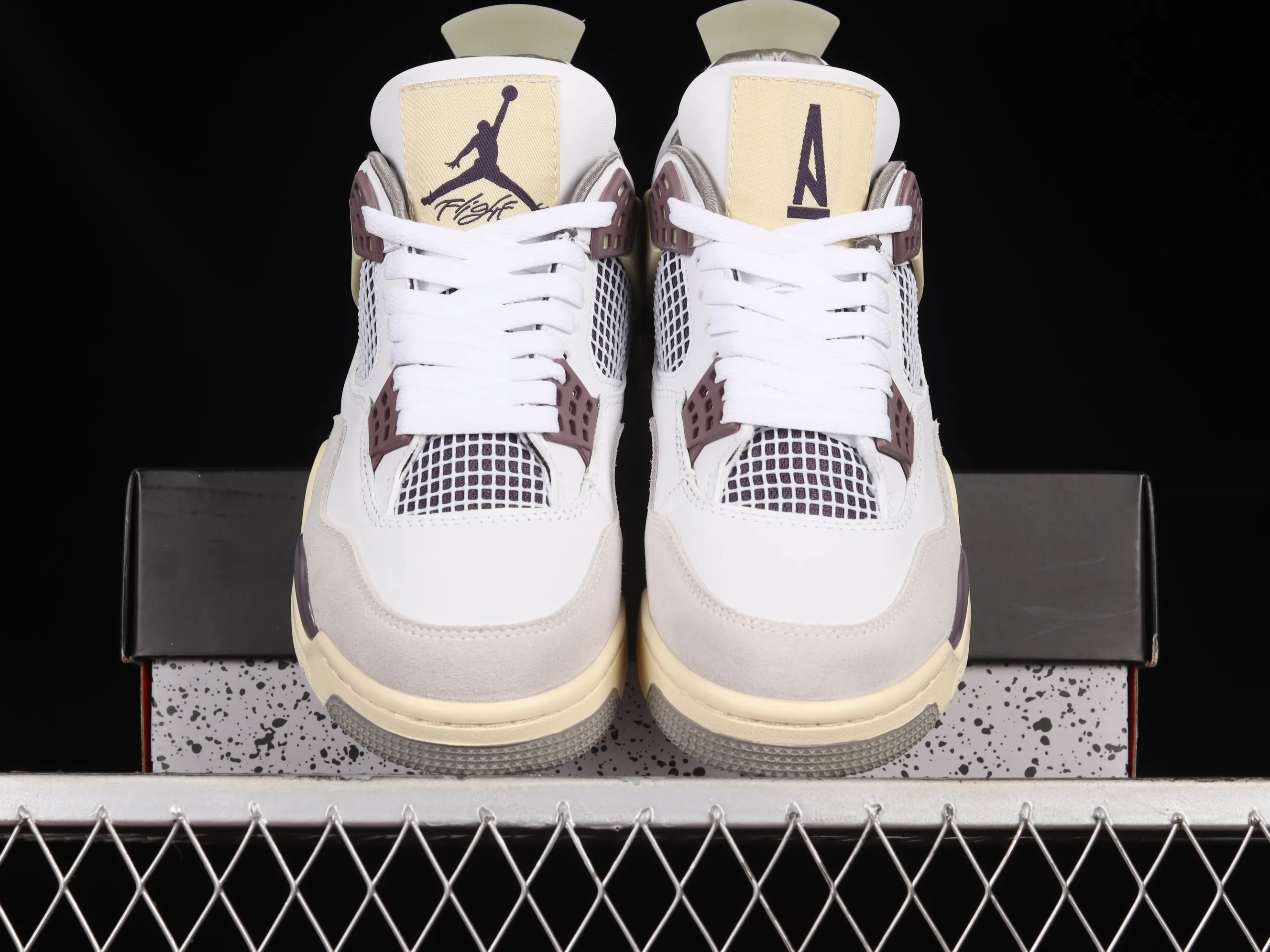 All categories Air Jordan Jordan series basketball shoes Air Jordan 4 Air Jordan 4 Retro "Medium Grey" AJ4 Joe 4 meters brown DH6927-001